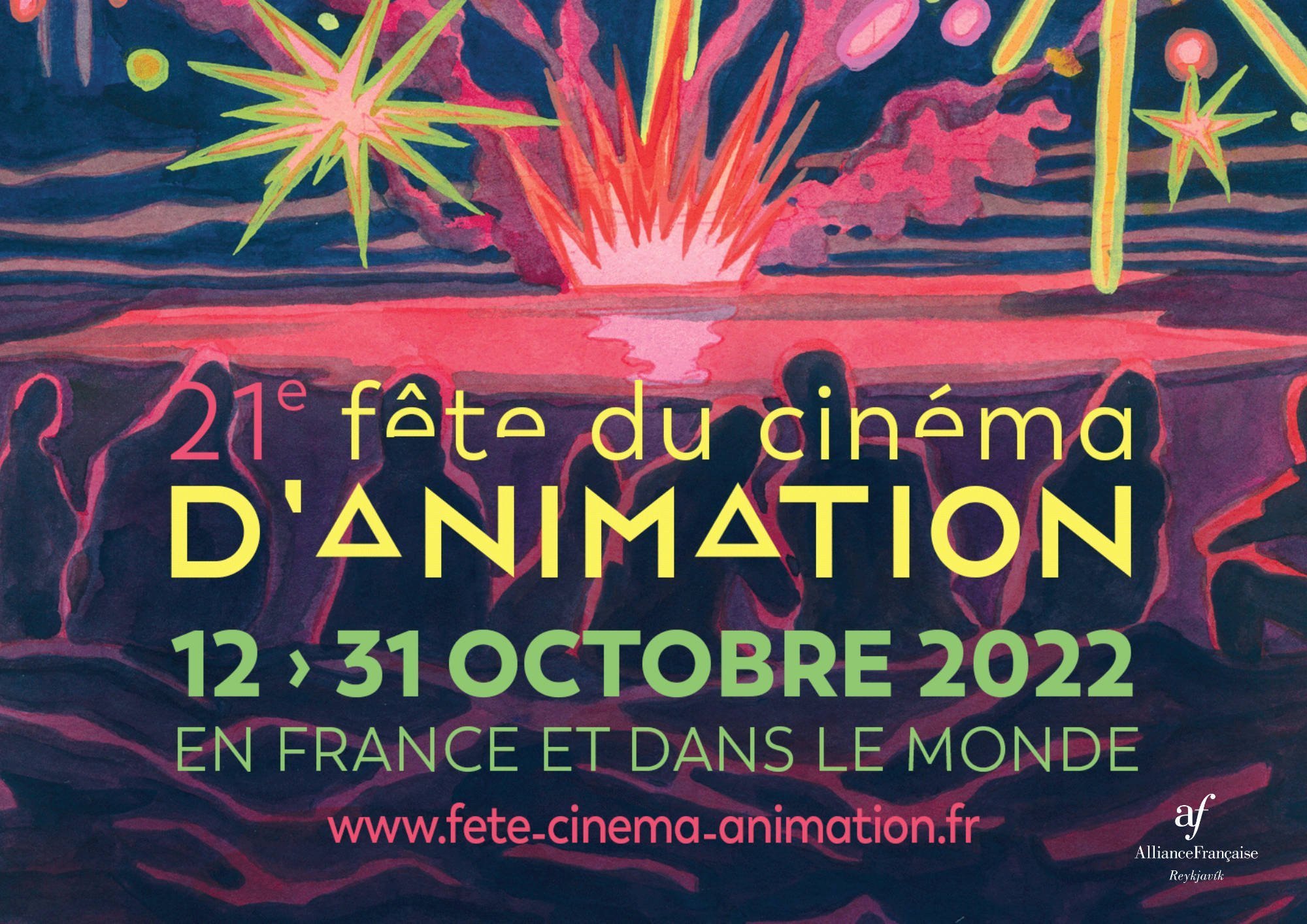 Fête du cinéma d’animation – Octobre 2022 – Alliance Française de Reykjavik